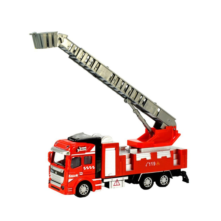 Camion de pompiers en métal en métal en métal