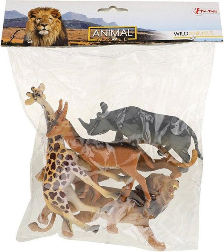 TOI-TOYS Animal World Wild Dieren Deluxe, 5e.