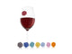 Marqueurs de verre Vacu vin classiques