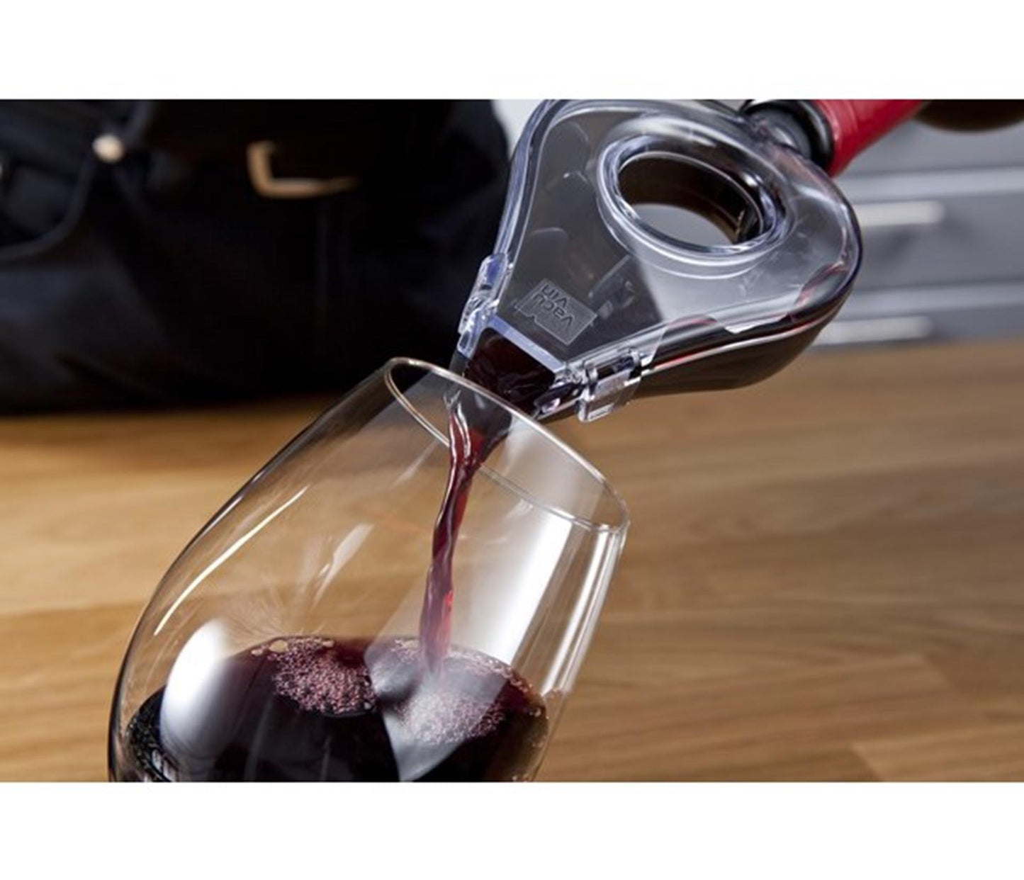 Aérateur de vin Vacu Fin gris
