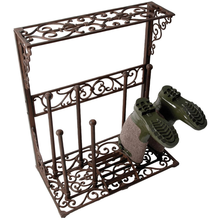 Esschert Design Esschert Design Boot Rack Taille L Fonte Iron LH44