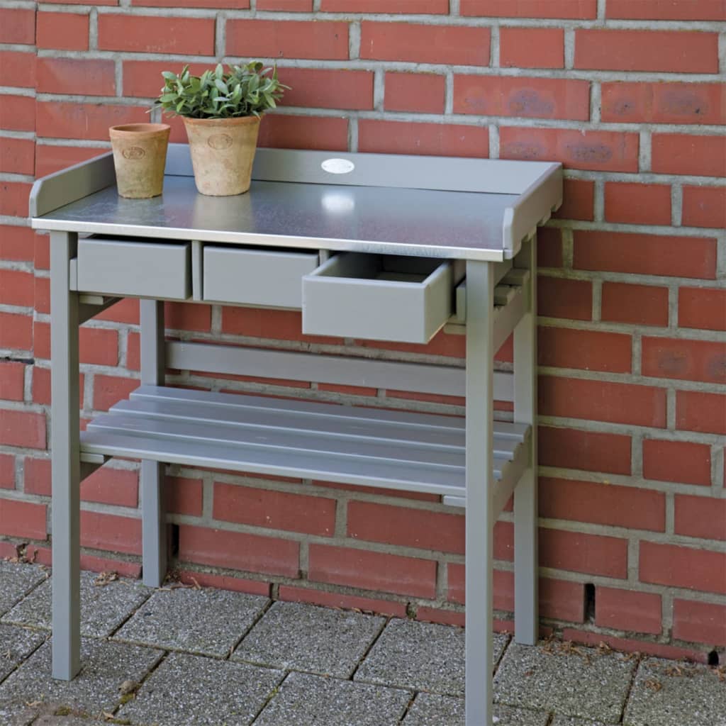 Esschert Design Esschert Design Garden Table de travail Gray CF29G