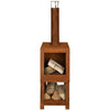 Esschert Design Esschert Design Garden Fiche avec rangement en bois Rust-Colored FF298