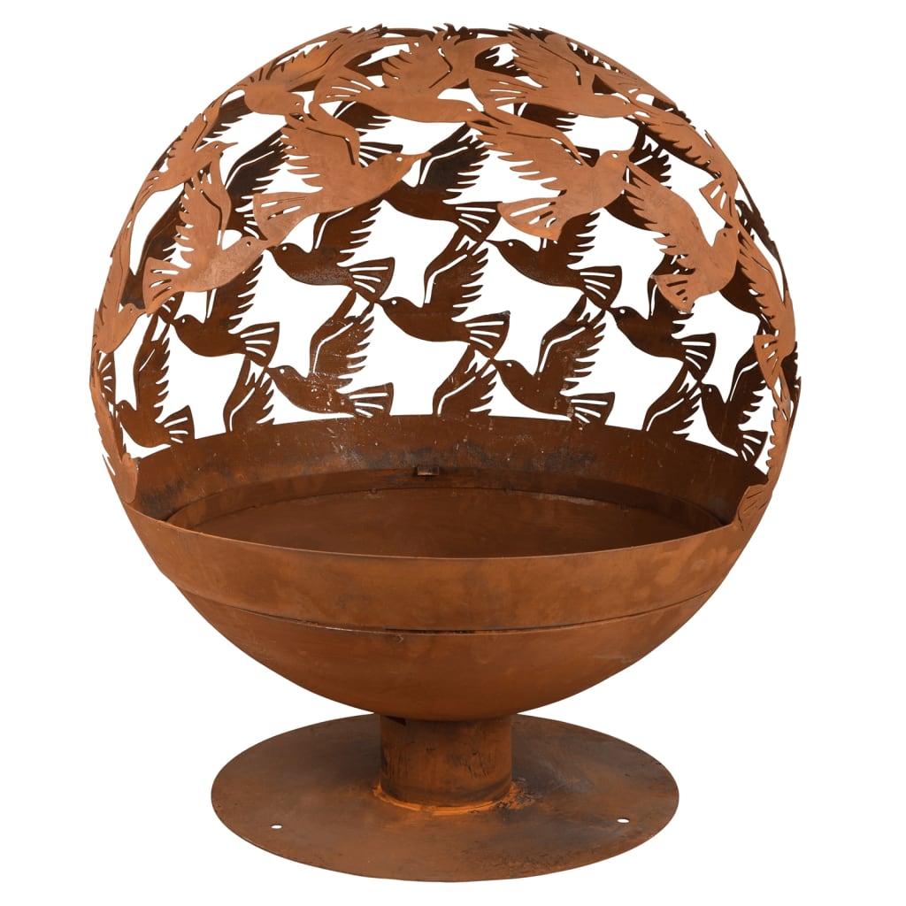 Esschert Design Esschert Design Foyer laser Coup Birds Rust -Colored