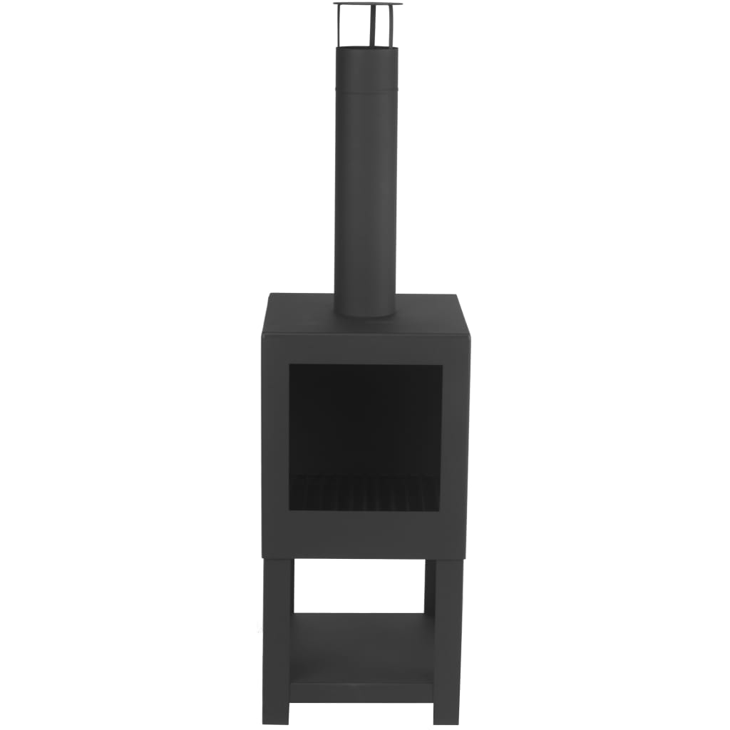 Esschert Design Esschert Design Garden Fiche avec un stockage en bois noir FF410