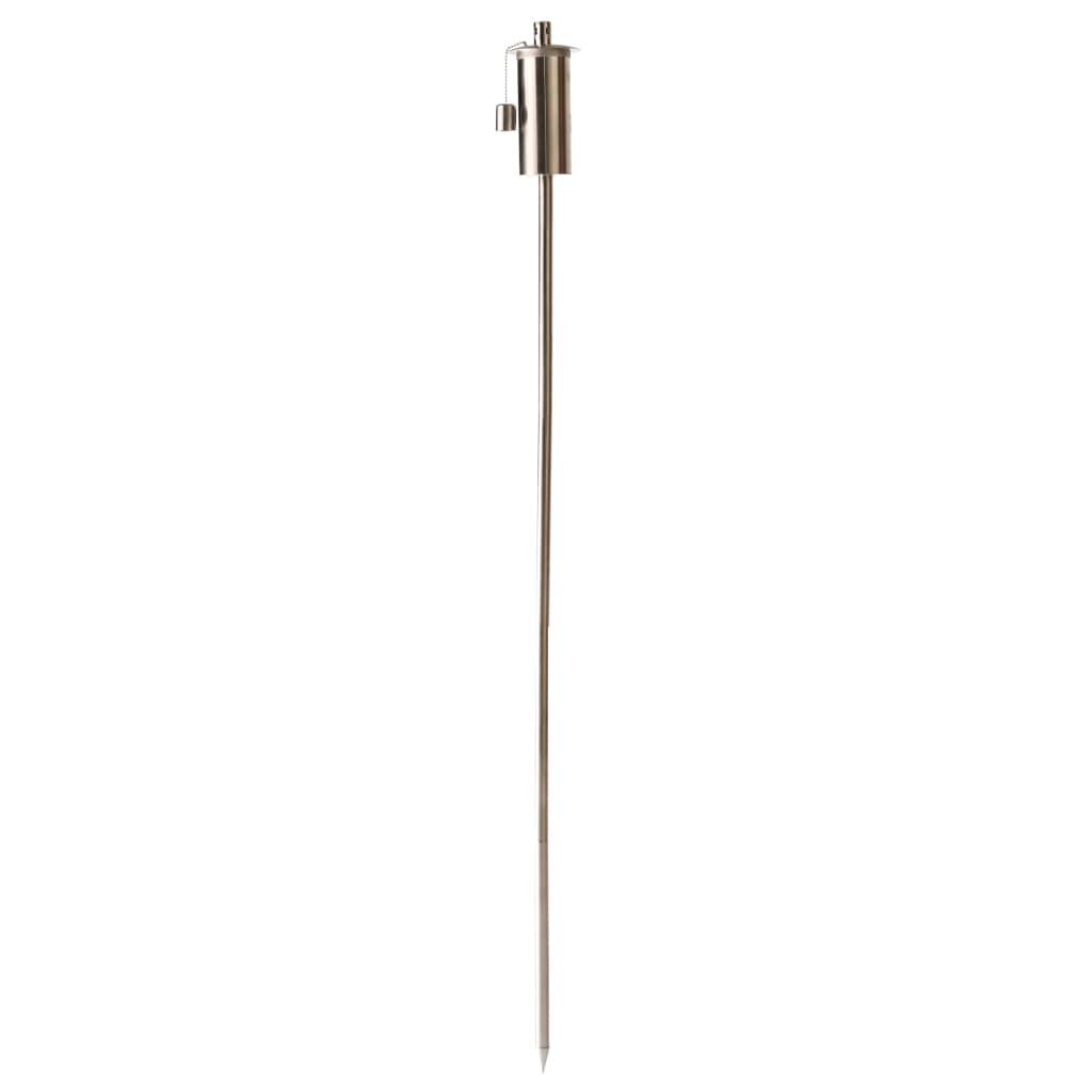 Esschert Design Esschert Design Oliefakkel sur le poteau en acier inoxydable