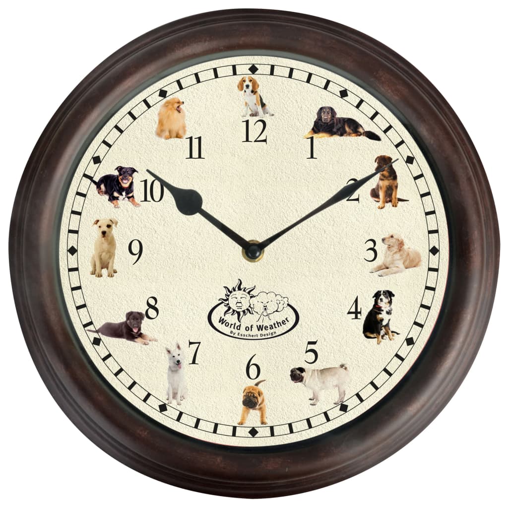 Esschert Design Esschert Design horloge avec sons de chien