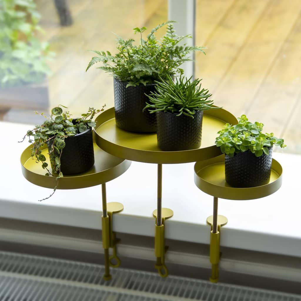 Esschert Design Esschert Design Plant Blad avec pince autour de S Gold colored