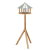 Esschert Design Esschert Design Bird Office House avec Silo et autour du toit zinc