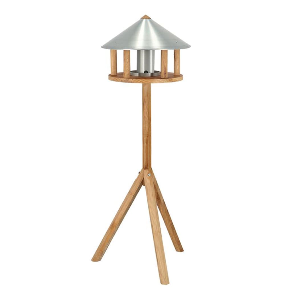 Esschert Design Esschert Design Bird Office House avec Silo et autour du toit zinc