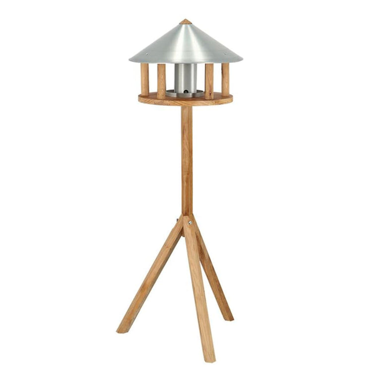 Esschert Design Esschert Design Bird Office House avec Silo et autour du toit zinc