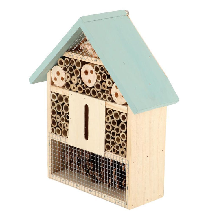 Esschert Design Esschert Design Hotel en bois 10x24x29 cm Green de menthe naturelle