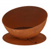 Esschert Design Esschert Design Fire Bowl Hellend sur le disque Rust -Colored