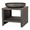 DESIGNE ESSCHERT BOLL DE CONCEPTION ESSCHERT avec stockage en bois 62 cm noir