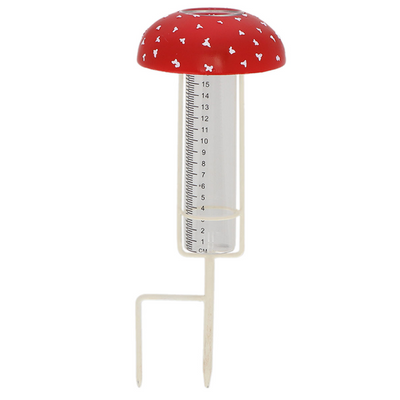 Pluviomètre design Esschert, amanite mouche