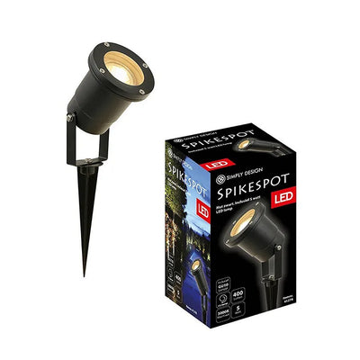 Concevoir simplement simplement concevoir le LED Spikespot Gu10 5W 3000K Black Metal