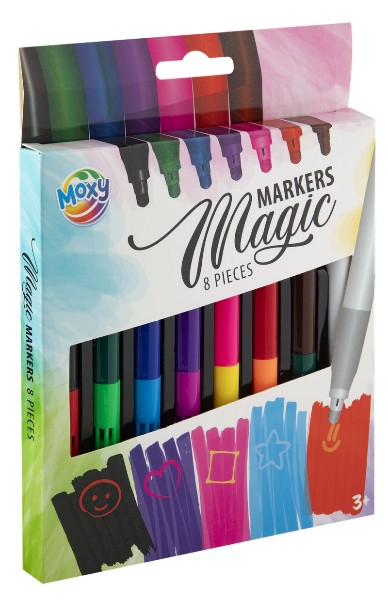 Marqueurs magiques magiques du groupe d'artisanat créatif, 8 pcs.