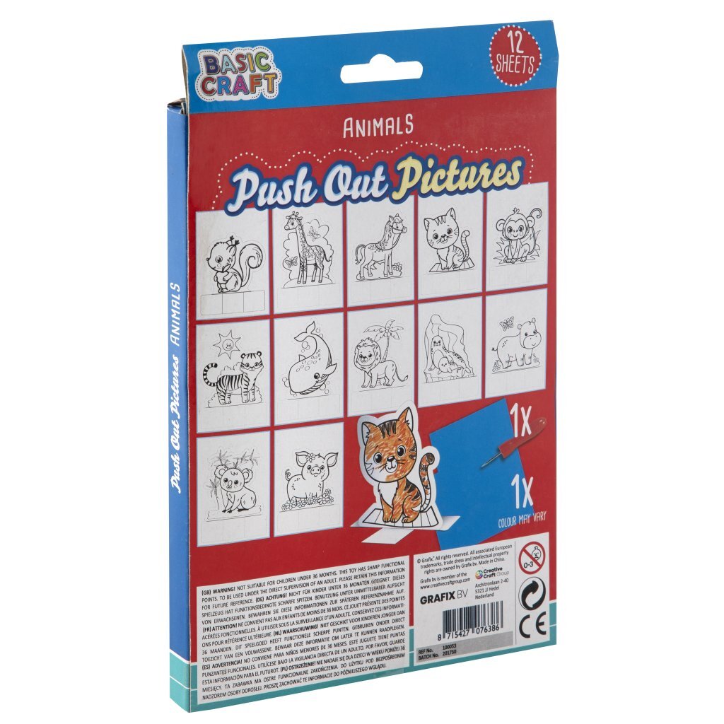 Bloc de piqûres de jouet des os avec 12 cartes et stylo, dans la boîte (1 pièce) Assorti