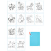 Bloc de piqûres de jouet des os avec 12 cartes et stylo, dans la boîte (1 pièce) Assorti