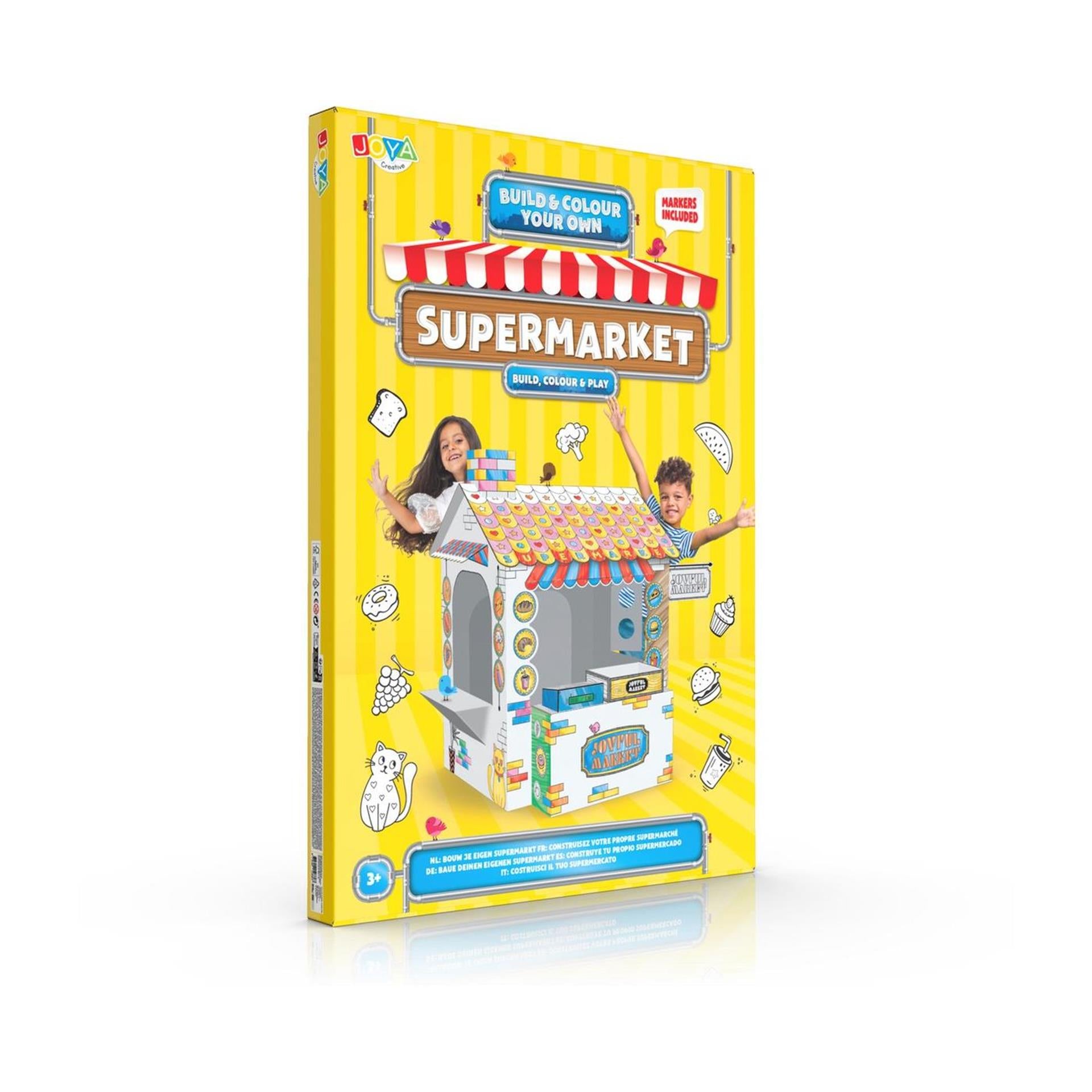 Tente de jeu créative Joya, construisez votre propre supermarché