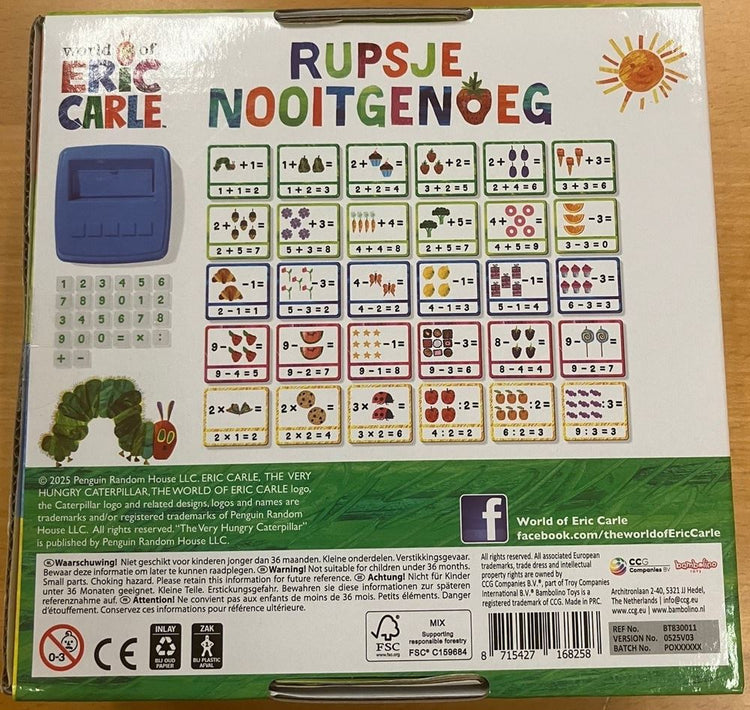 Caterpillar n'apprend jamais assez à compter. 3+