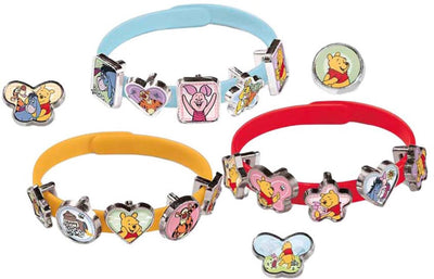 Groupe artisanal créatif totum winnie l'ourson 3 bracelets 18 charms