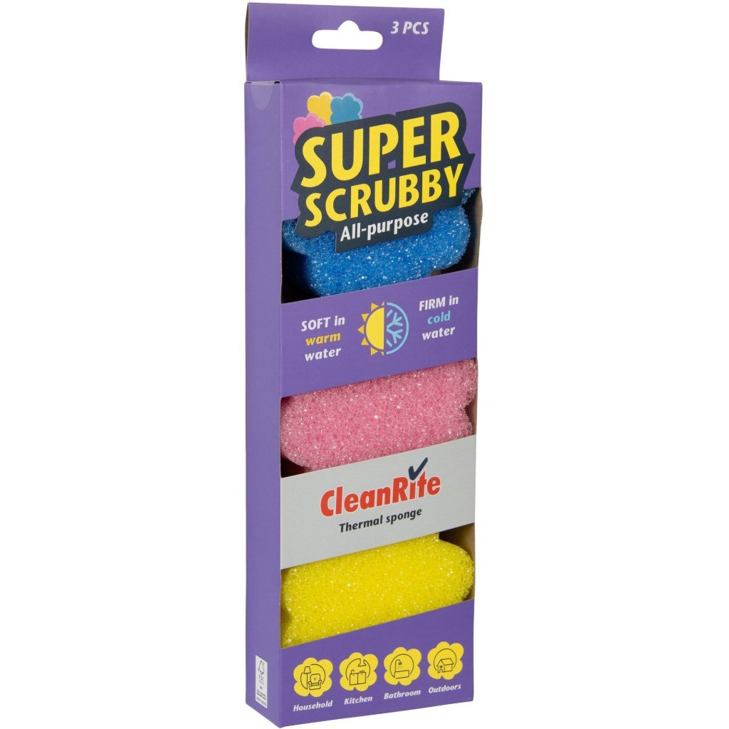 Cleanrite Cleanrite Scrub Scarge 3 pièces