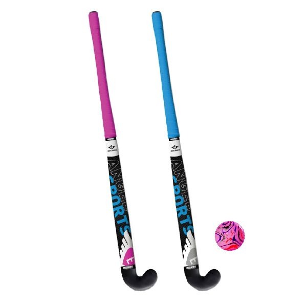 Hockeyset rose et bleu 28 ''