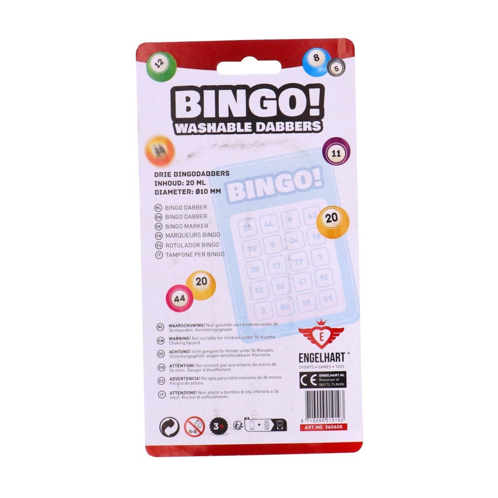 Marqueurs de bingo, 3e.