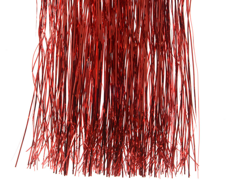 Décoris Noël lametta rouge 40cm