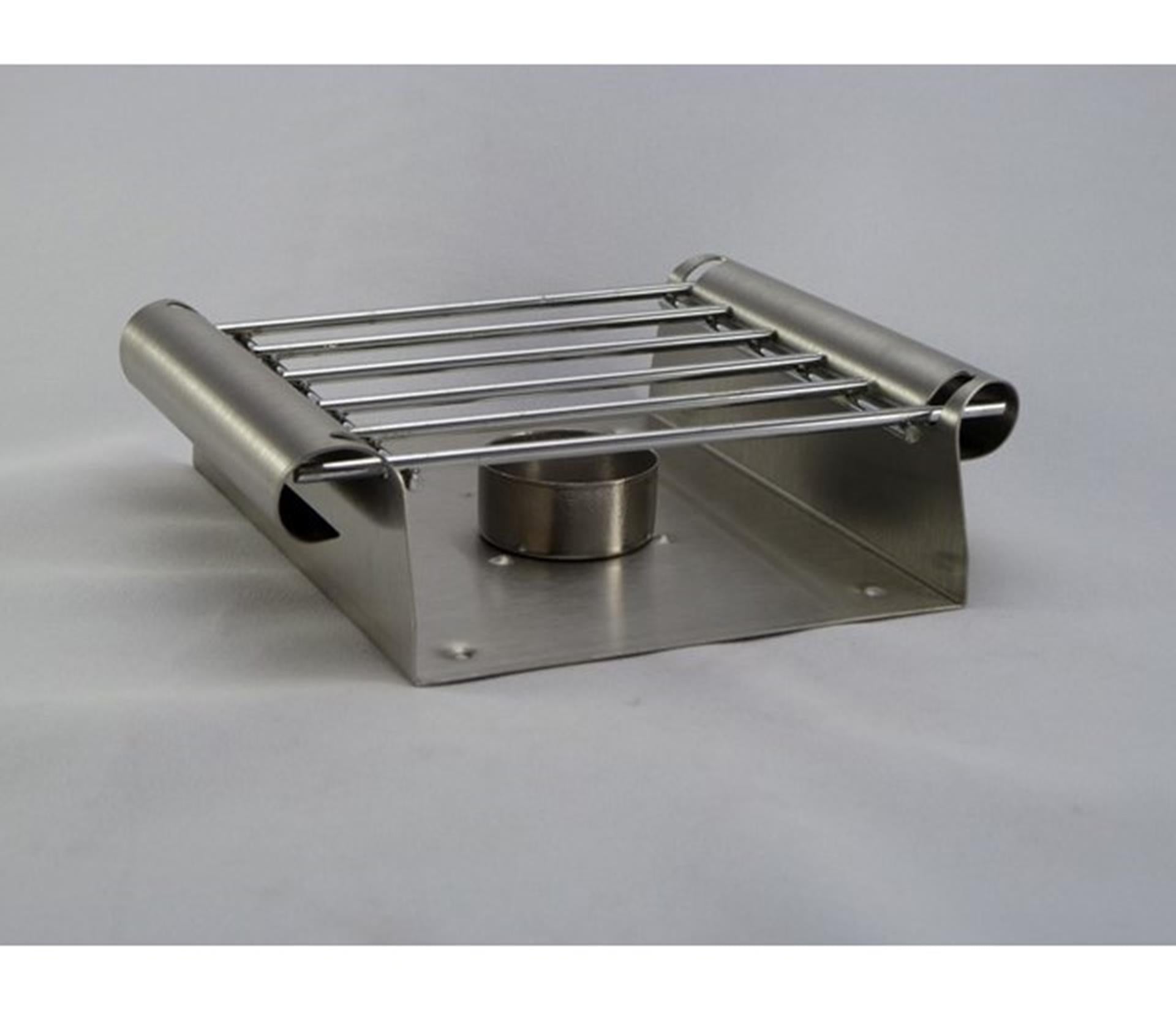 Aro houseware thé réchaud bougie chauffe-plat inox 17x15cm 1 brûleur