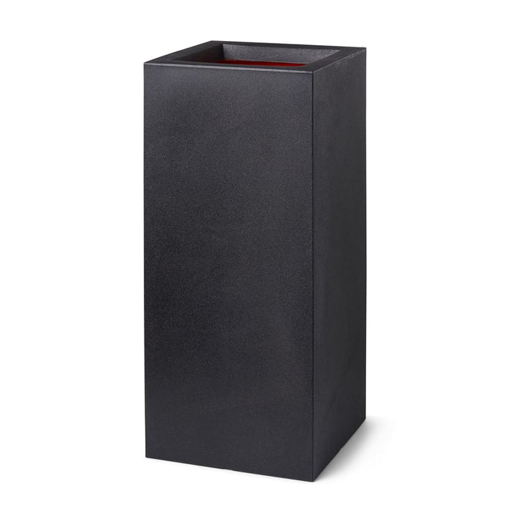 Capi Capi Planter Urban lisse rectangular 36x79 cm noir