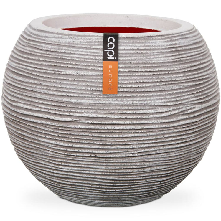 Capi Capi Flowerpot Nature Rib Sphérique 62x48 cm Ivory -colore Kofi271
