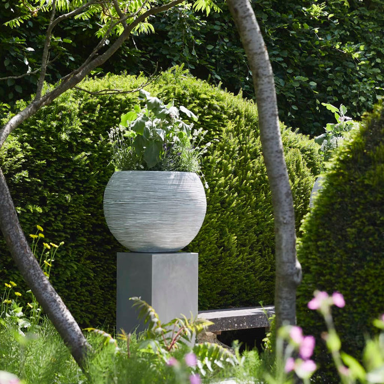 Capi Capi Flowerpot Nature Rib Sphérique 62x48 cm Ivory -colore Kofi271