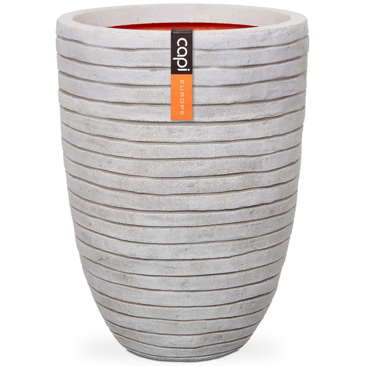 Capi Capi Flowerpot Nature Row Elegant Low 46x58 cm Ivory -Colored Krwi783