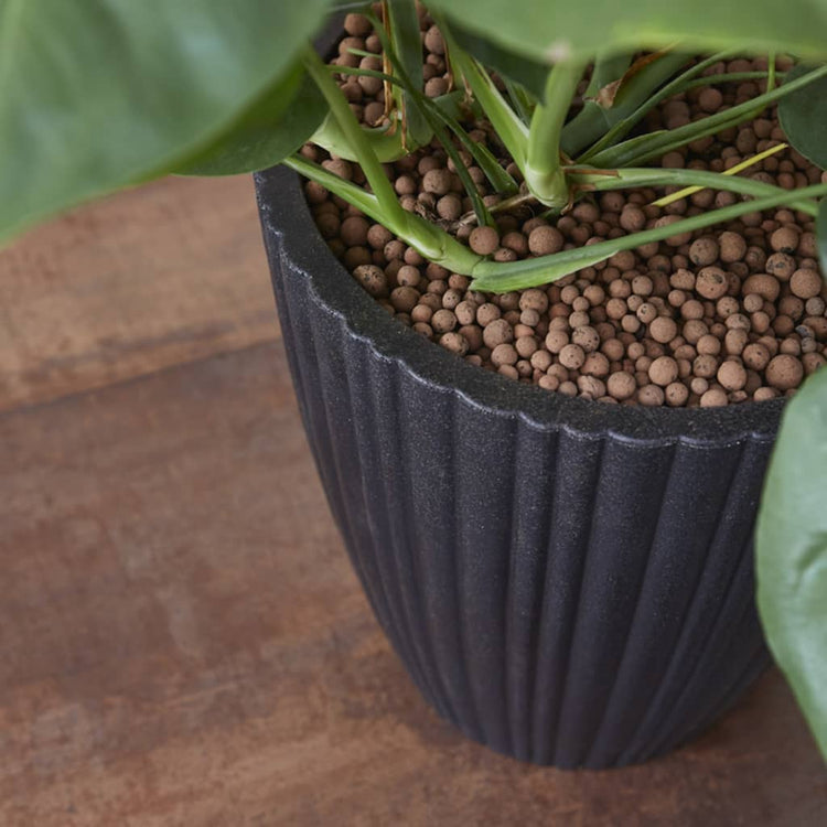 Capi Capi Flowerpot Urban Tube Taps 40x40 cm Black Kblt801