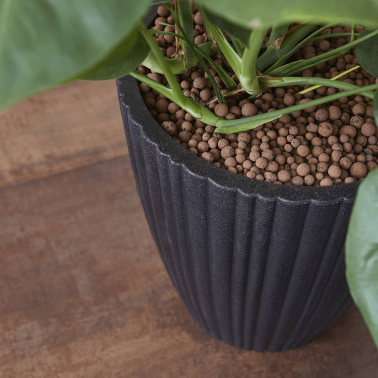 Capi Capi Flowerpot Urban Tube Taps 55x52 cm Black Kblt802