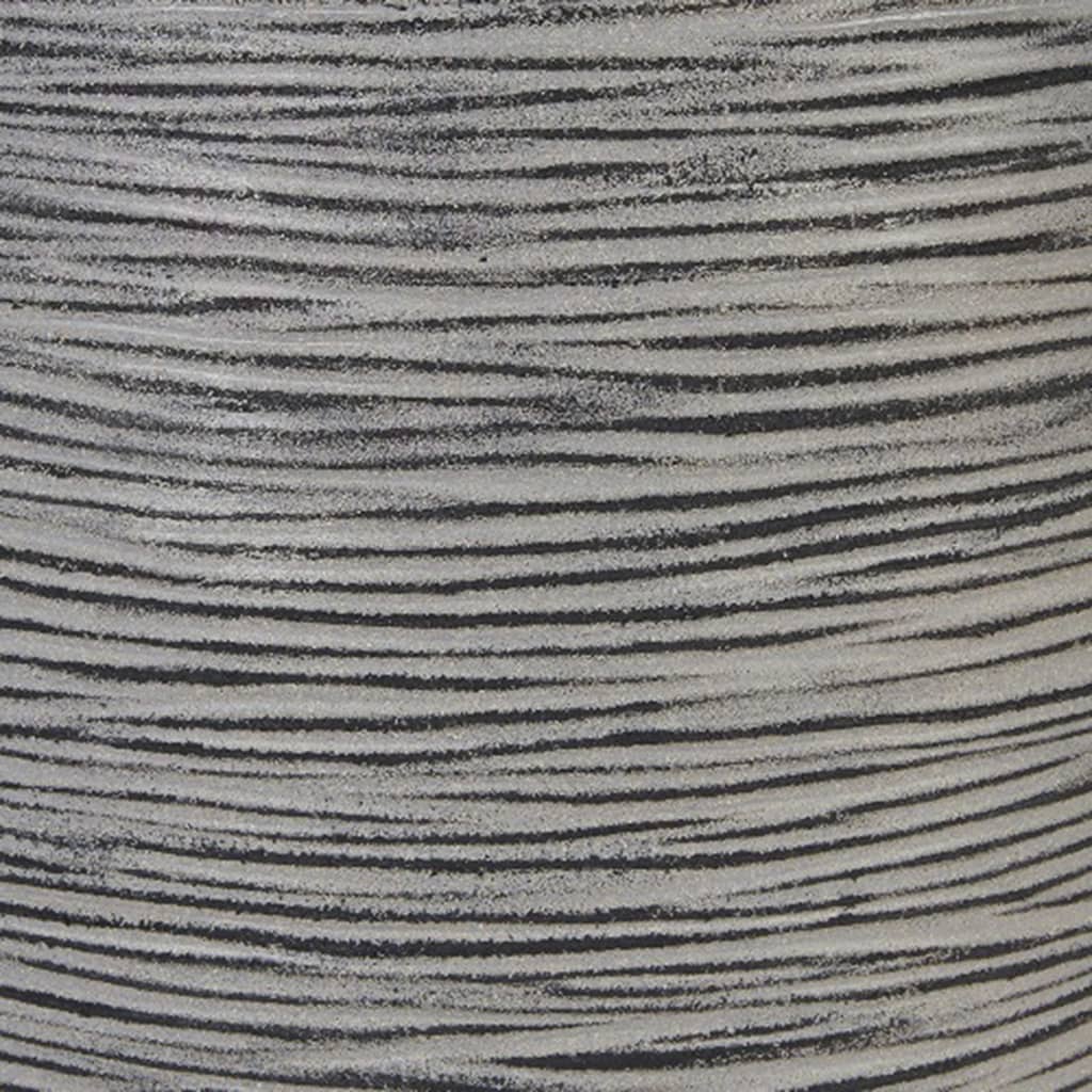 Capi Capi Planter Nature Rib Square 30x30 cm anthracite kofz902