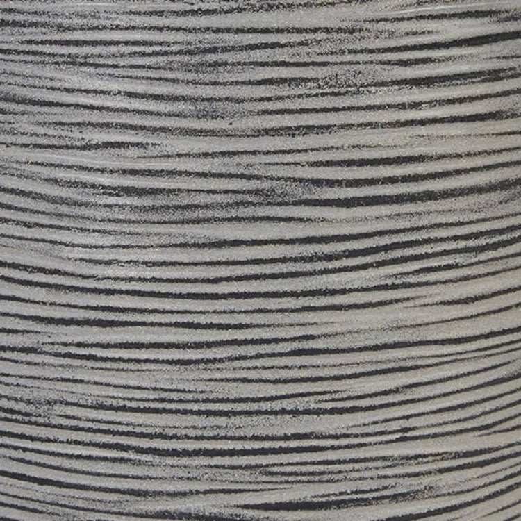 Capi Capi Planter Nature Rib Square 30x30 cm anthracite kofz902