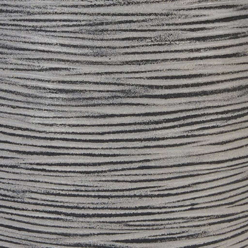 Capi Capi Flowerpot Nature Rib 54x52 cm anthracite kofz935