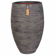 Capi Capi Flowerpot Nature Rib Elegant Deluxe 40x60 cm anthracite pkofz1131 - afbeelding 1