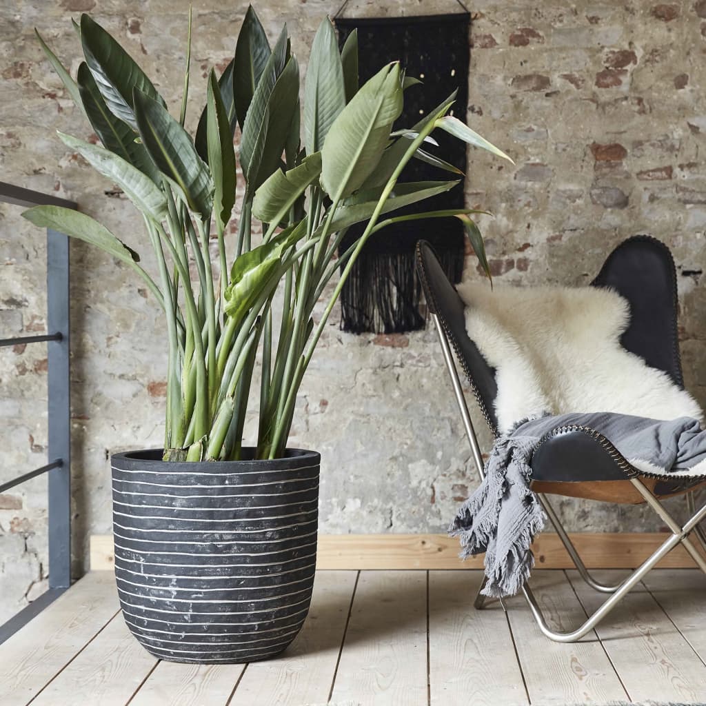 Capi Capi Flowerpot Nature Row 54x52 cm anthracite krwz935