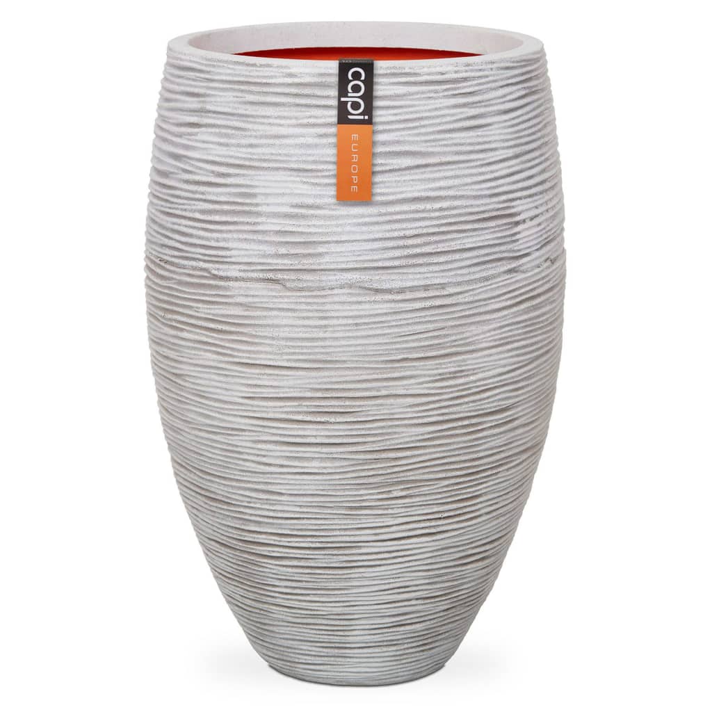 Capi Capi Flowerpot Nature Rib Elegant Deluxe 45x72 cm Ivory -Colored