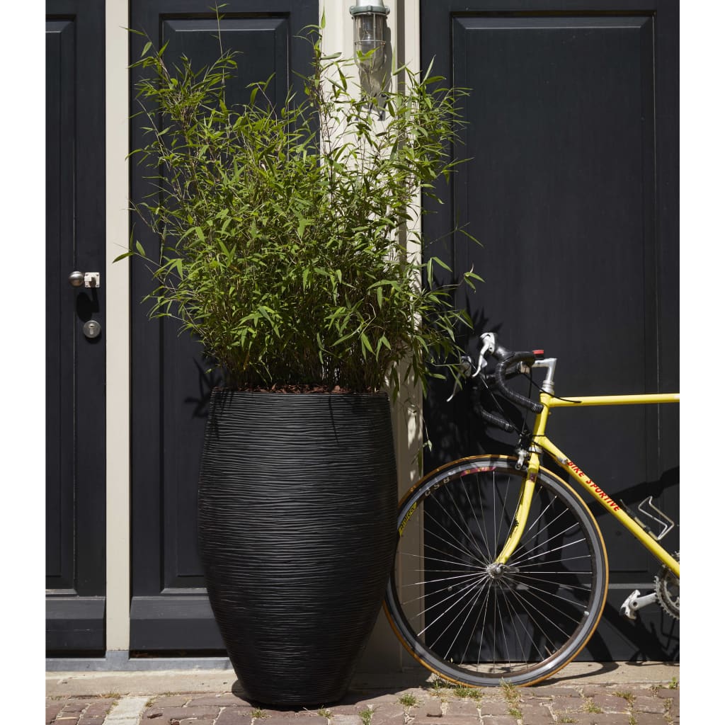 Capi Capi Flowerpot Nature Rib Elegant Deluxe 45x72 cm noir