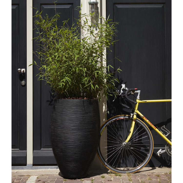 Capi Capi Flowerpot Nature Rib Elegant Deluxe 45x72 cm noir
