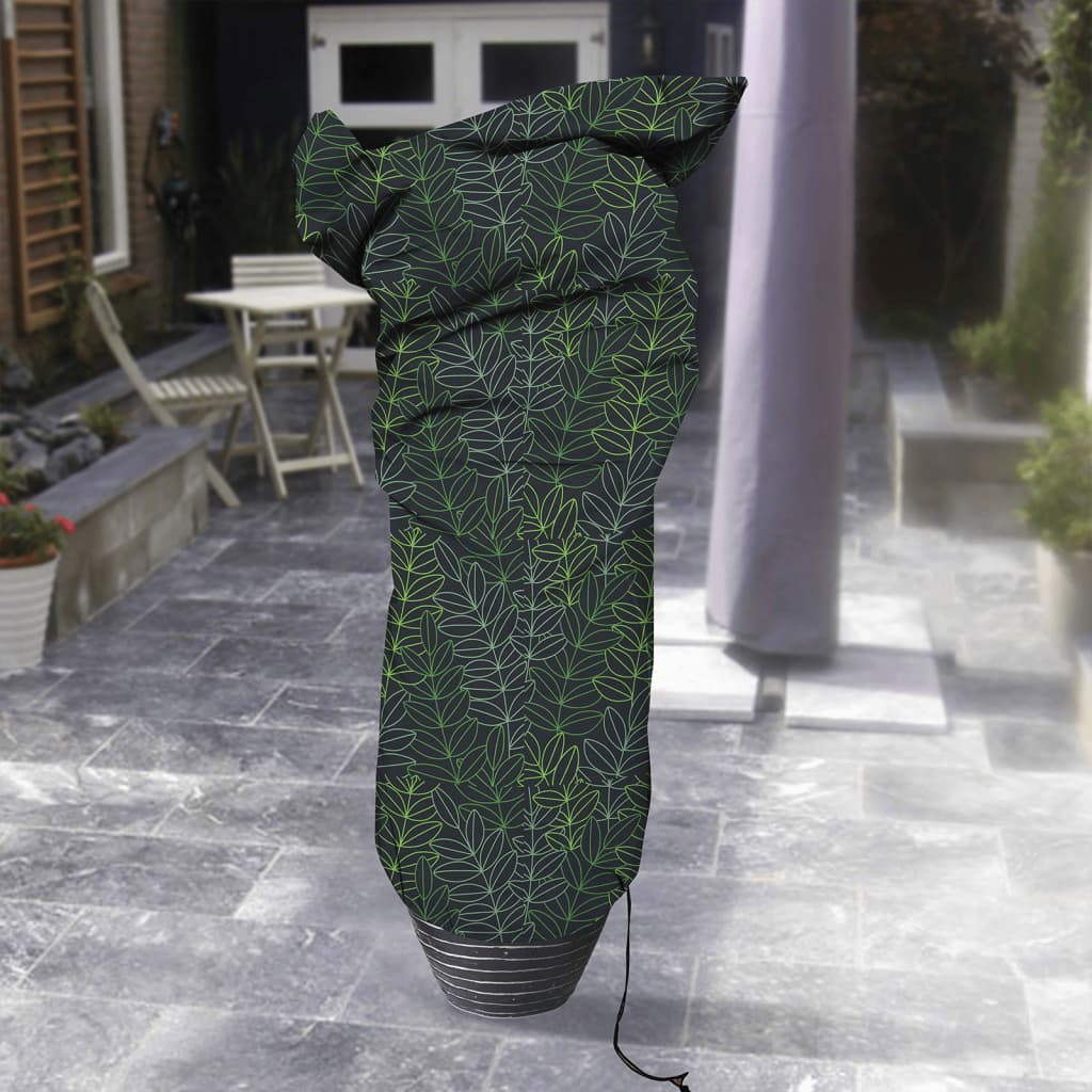 Capi Capi Plant Cover Medium 100x200 cm Impression en noir et vert