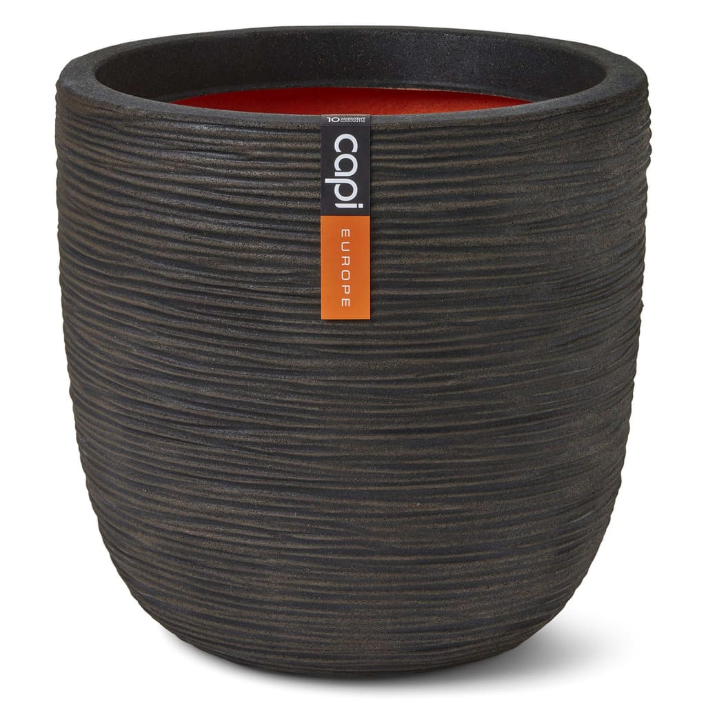 Capi Capi Planter Nature Rib 43x41 cm brun foncé