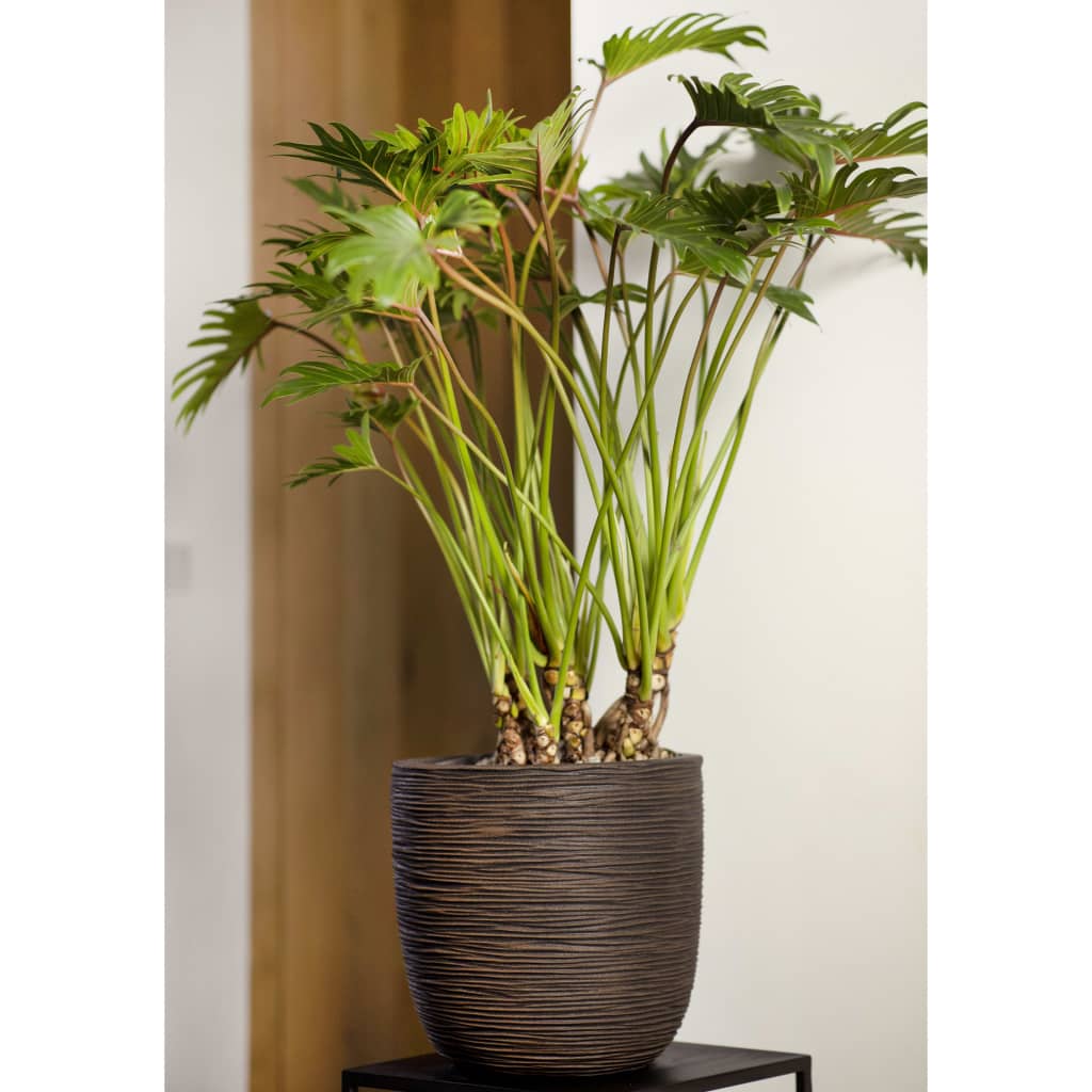 Capi Capi Planter Nature Rib 43x41 cm brun foncé