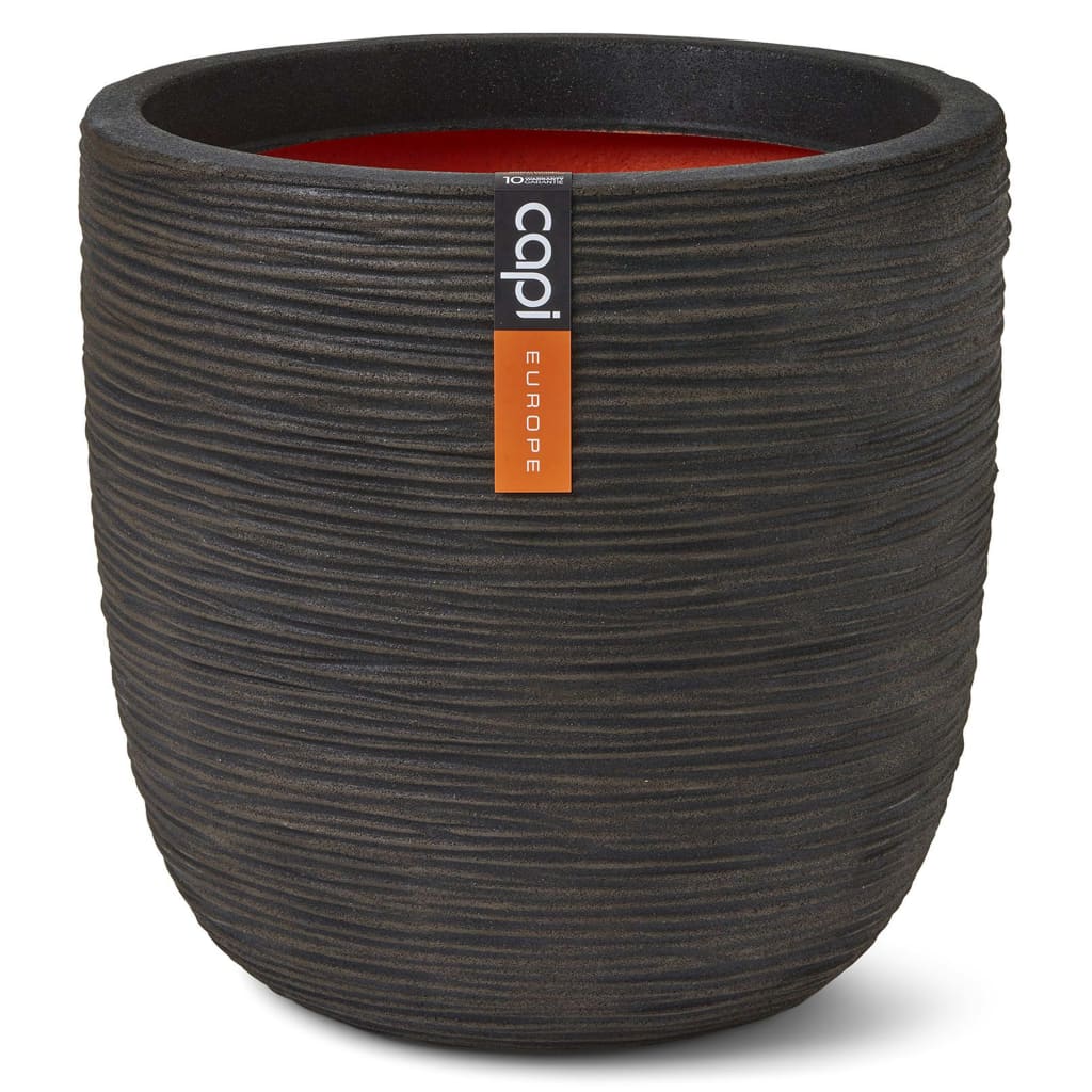 Capi Capi Planter Nature Rib 54x52 cm brun foncé
