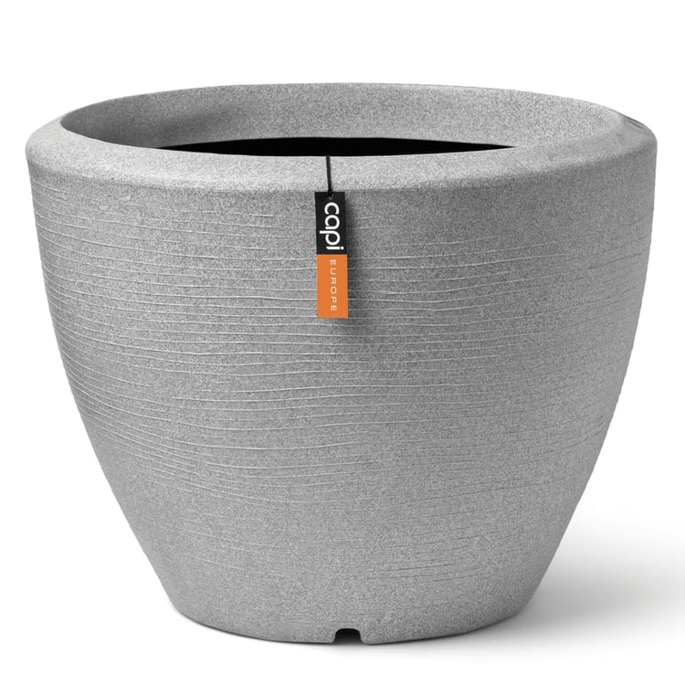 Capi Capi Flowerpot Arc Granite Tapisté bas bas 48x35 cm coloré ivoire